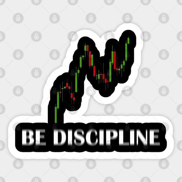 Be Discipline Sticker by Proway Design